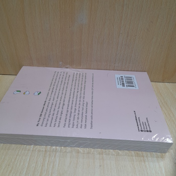 Terlaris ✨ -bahasa MY FIRST 500 KOREAN WORDS.+ SCAN QR CODE.