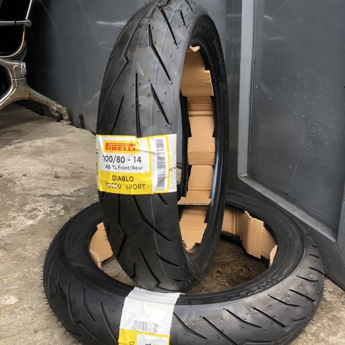 Termurah Sepasang Paket Ban Pirelli Diablo Rosso Vario/Pcx Depan Belakang - Ban saja
