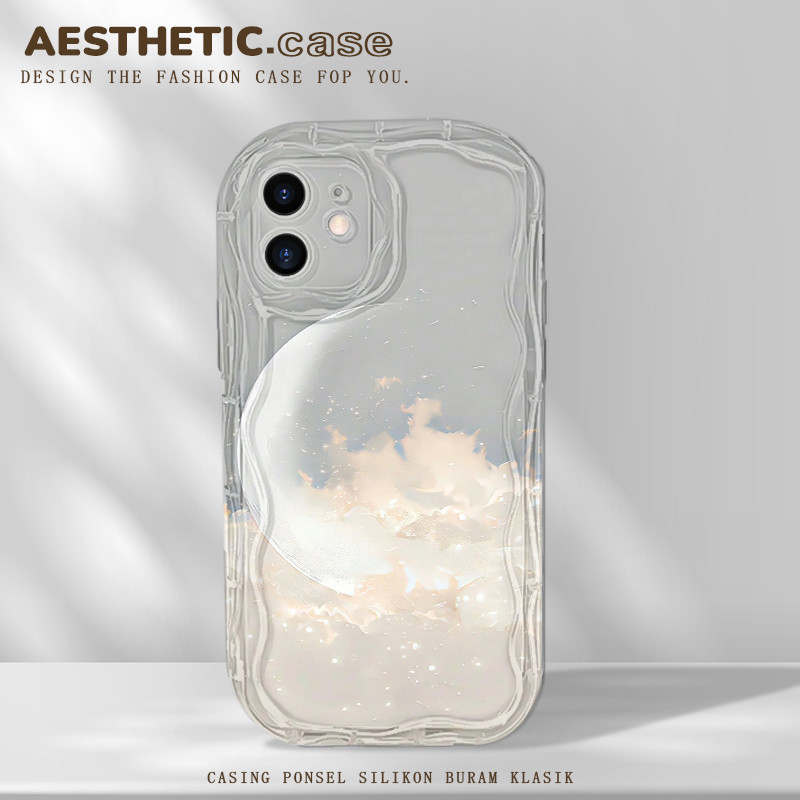 Aesthetic unik dan lucu cewek softcase silikon android for vivo v15 v9 v21e v23 v25 v27 v29 v20 v23e