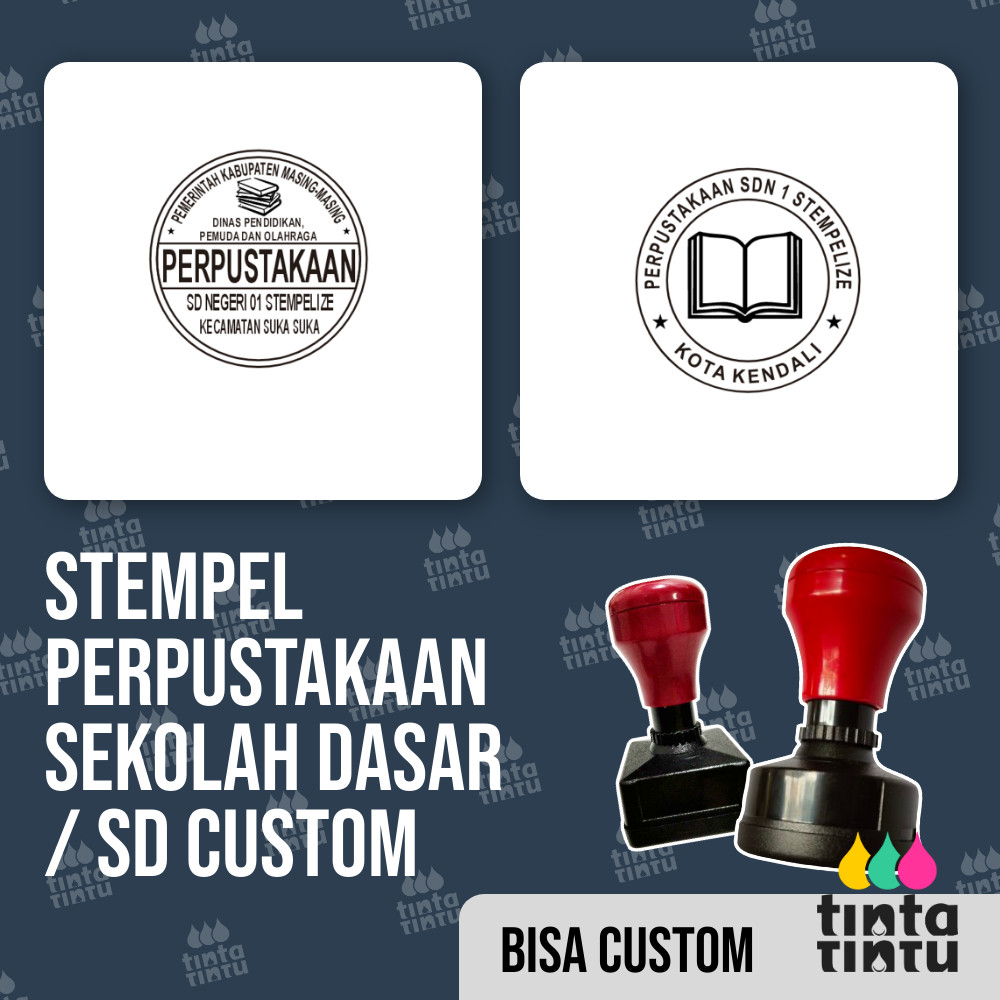 

Stempel Perpustakaan Sekolah Dasar / SD Custom
