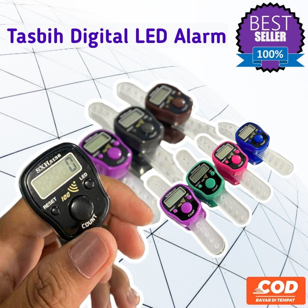 TASBIH DIGITAL LED ALARM / TASBIH DIGITAL MINI / TASBIH DIGITAL / TASBIH DIGITAL CANTIK / TASBIH DIG