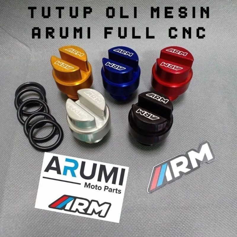 Tutup Oli Motor Baut Tutup Oli Mesin ARM Vario PCX Nmax Aerox Beat Scoopy Adv Xmax Full CNC Universa