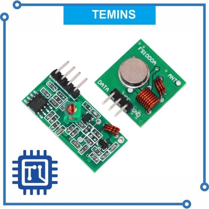 Modul RF 433Mhz Wireless Transmitter and Receiver kit 5V DC