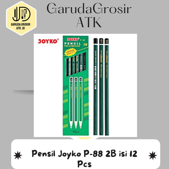 

Pensil Joyko P-88 2B isi 12 Pcs