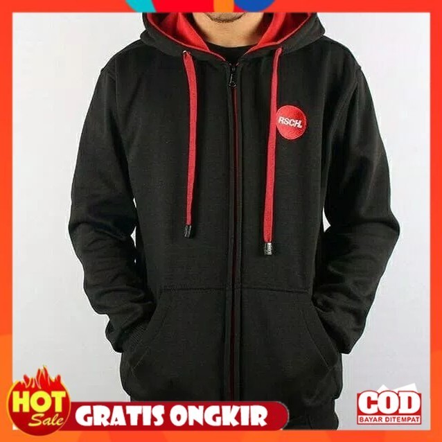 [PREMIUM ORIGINAL] TURUN HARGA Jaket RSCH Sweater Distro Hoodie Zipper Pria Bandung Keren - Jaket Pr