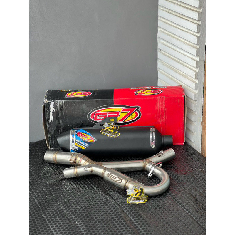 KNALPOT RACING GP 7 MX SERIES HONDA CRF 150 ORIGINAL GP7