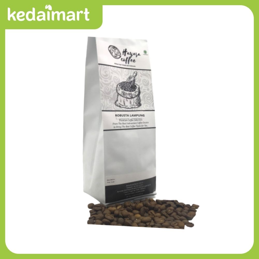 

Hayasa Kopi Robusta Lampung Bubuk Kasar 500 Gram