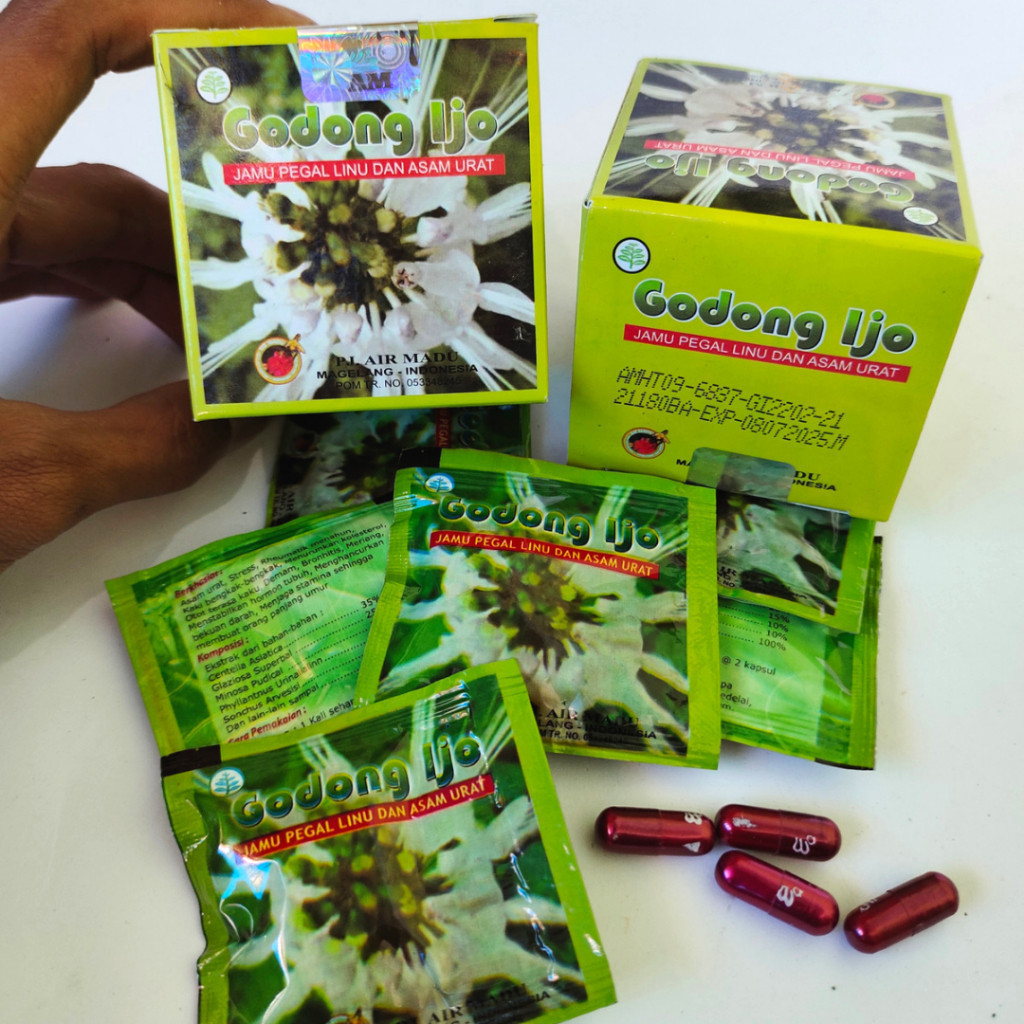 

Kapsul Godong Ijoo Isi 10 Sachet