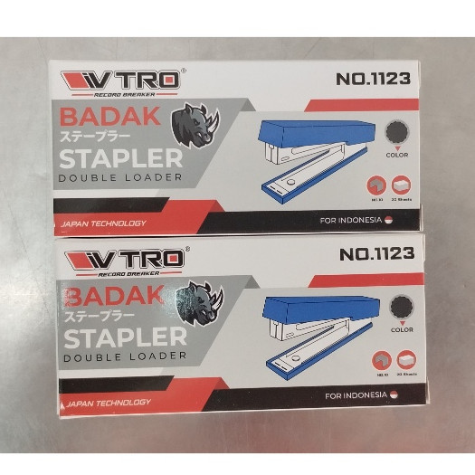 

STAPLER V-TRO BADAK no. 1123 HD-10D KUAT DAN AWET