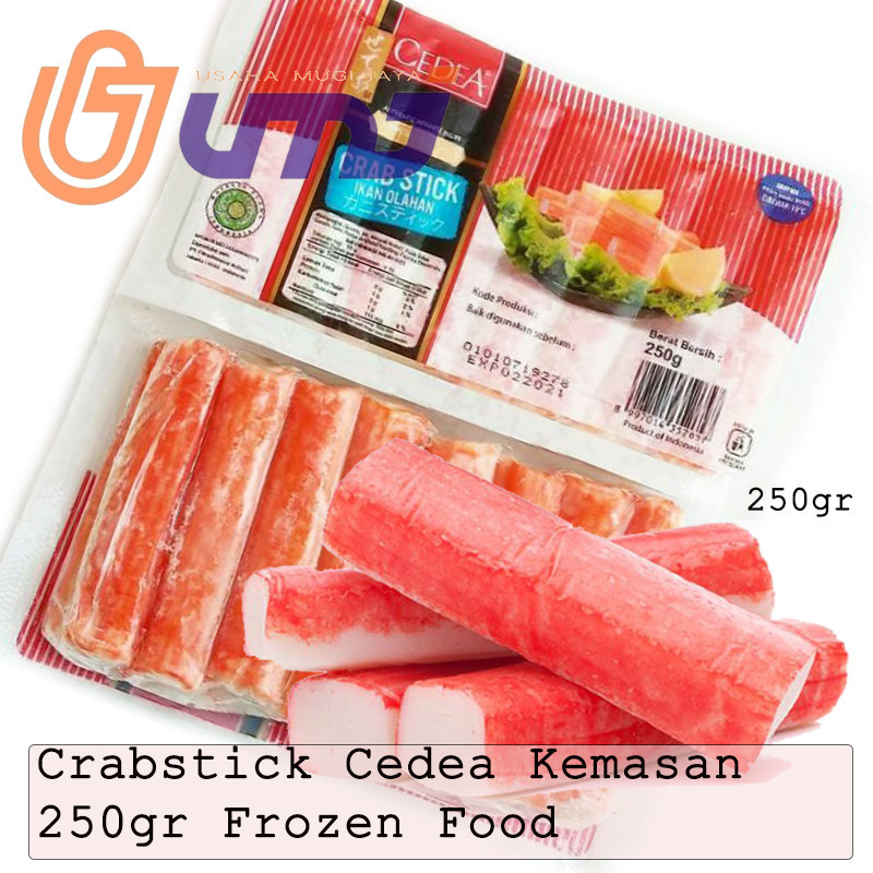 

Crabstick Stik Kepiting 250gr Halal Cedea Crab Stick Sushi Steamboat