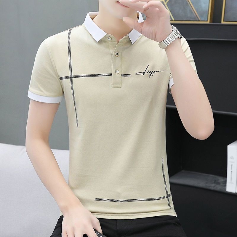 Baju Kaos Polo Kerah Shirt Pakaian Pria Remaja Kemeja Polo Kerah Katun