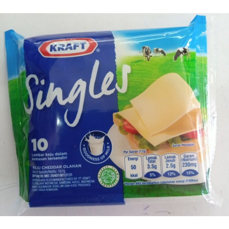 

Keju Kraft Singles 10 Slices