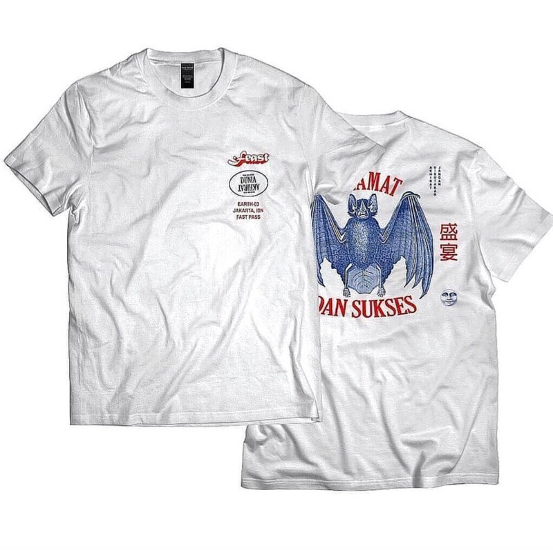 Kaos Band FEAST - SELAMAT DAN SUKSES KELELAWAR Tshirt Band Local Feast cotton combad 24s Tebal