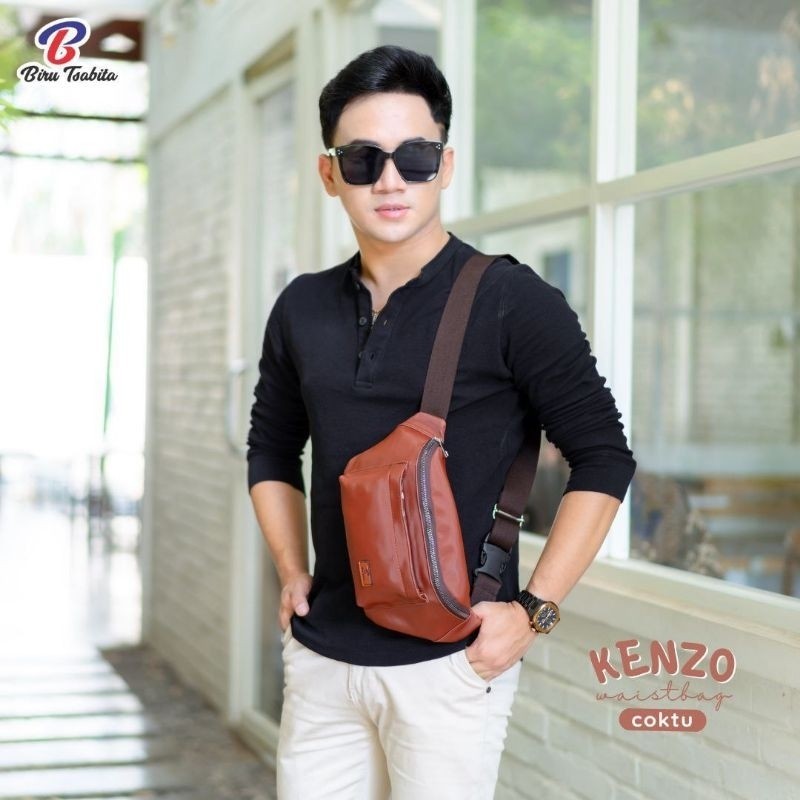 Ken zo waist bag By Biru Tsabita Waist bag pria fashion terbaru tas selempang cowok tas bahu laki la