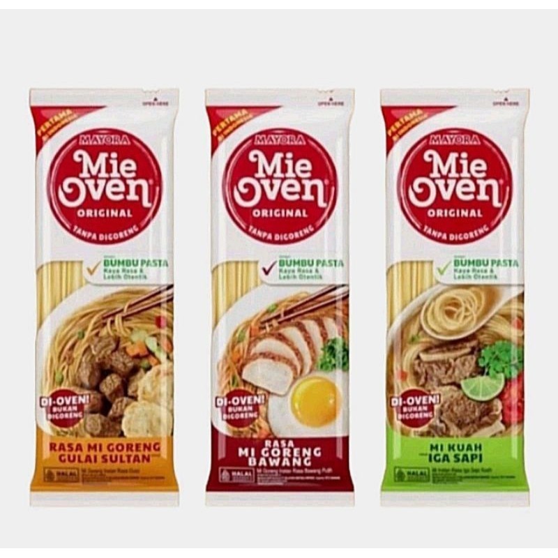 

MIE OVEN IGA SAPI / MI OVEN GORENG BAWANG / MI OVEN GORENG GULAI SULTAN