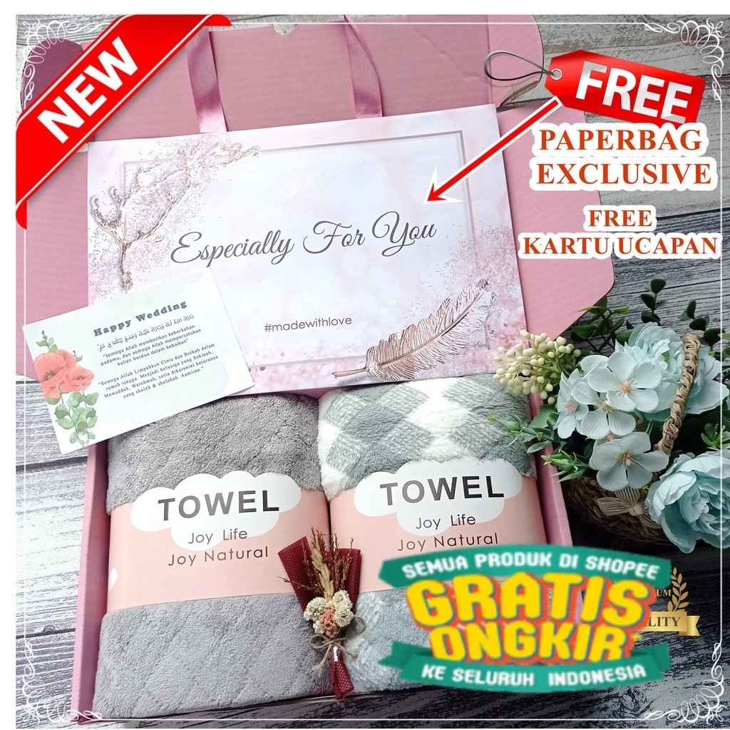 KADO PERNIKAHAN HAMPERS WEDDING FREE PREMIUM PAPERBAG / KADO NIKAHAN / WEDDING HAMPERS / KADO PERNIK