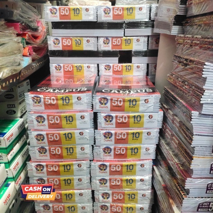 

✨LARIS✨ -buku tulis campus suma 50 lembar / pack isi 10 buku