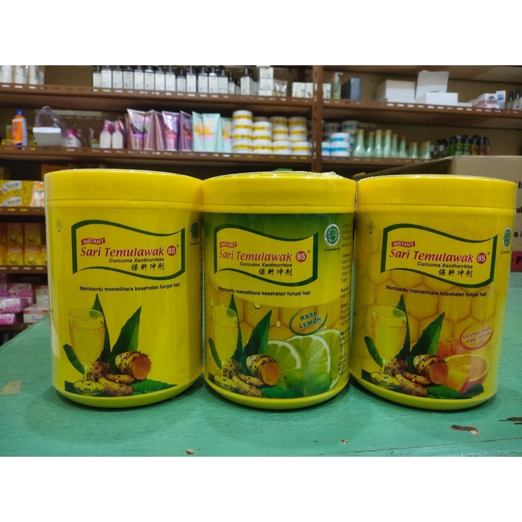 

Megah Sakti - Sari Temulawak 85 Instan Plus Madu Lemon Toples 400 gR