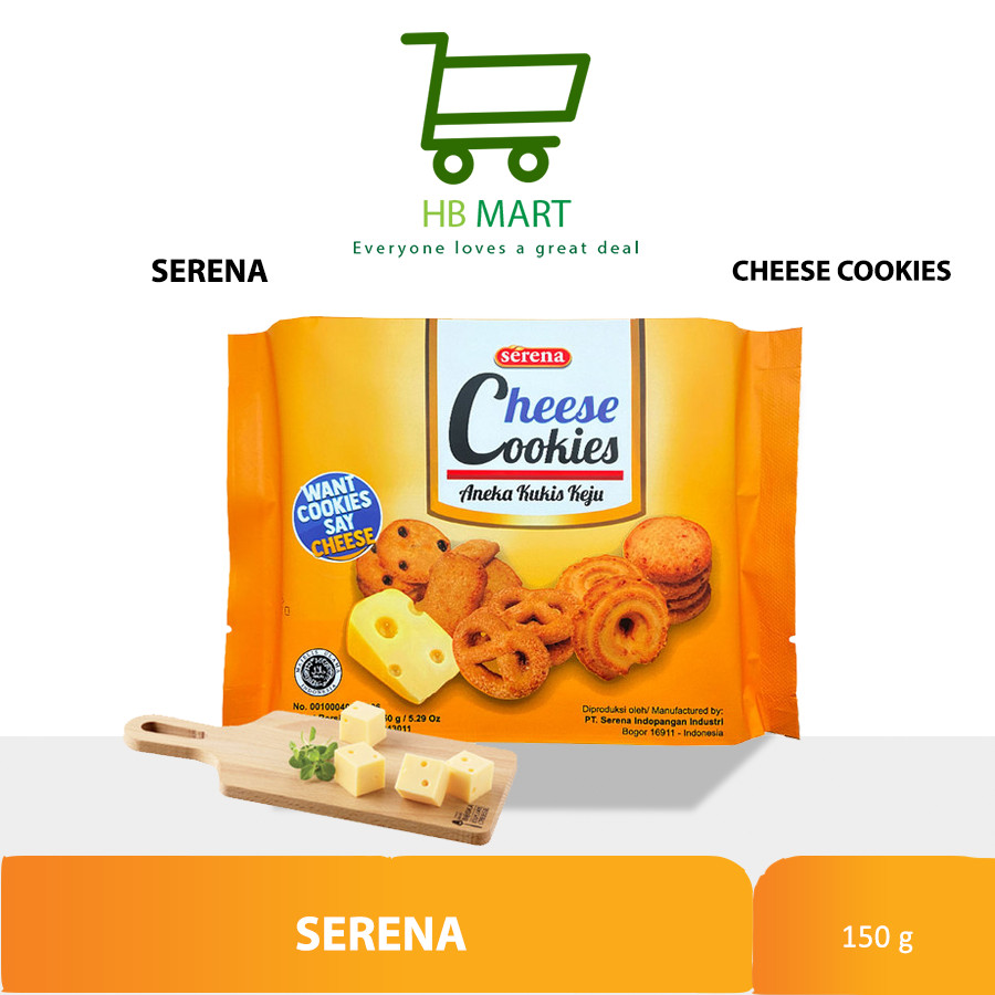 

Serena Cheese Cookies 150 gr - Kukis Keju Serena 150 g