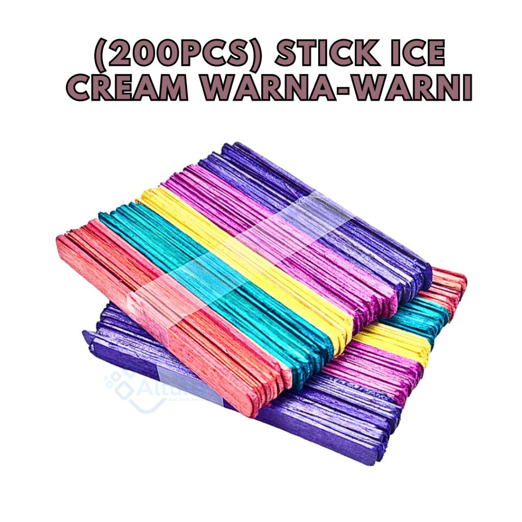 

Stik Ice Cream Warna Warni 200 Pcs Untuk Kerajinan