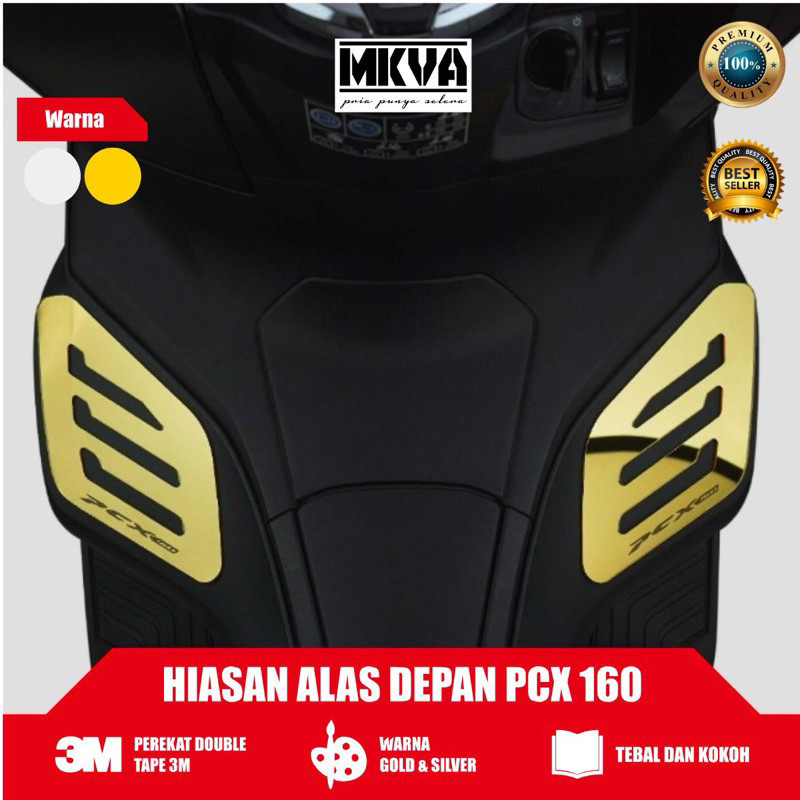 VARIASI PCX 160 DEK ALAS PIJAKAN HIASAN PCX 160 NEW AKSESORIS MOTOR PCX 160 ALAS PELINDUNG PIJAKAN P