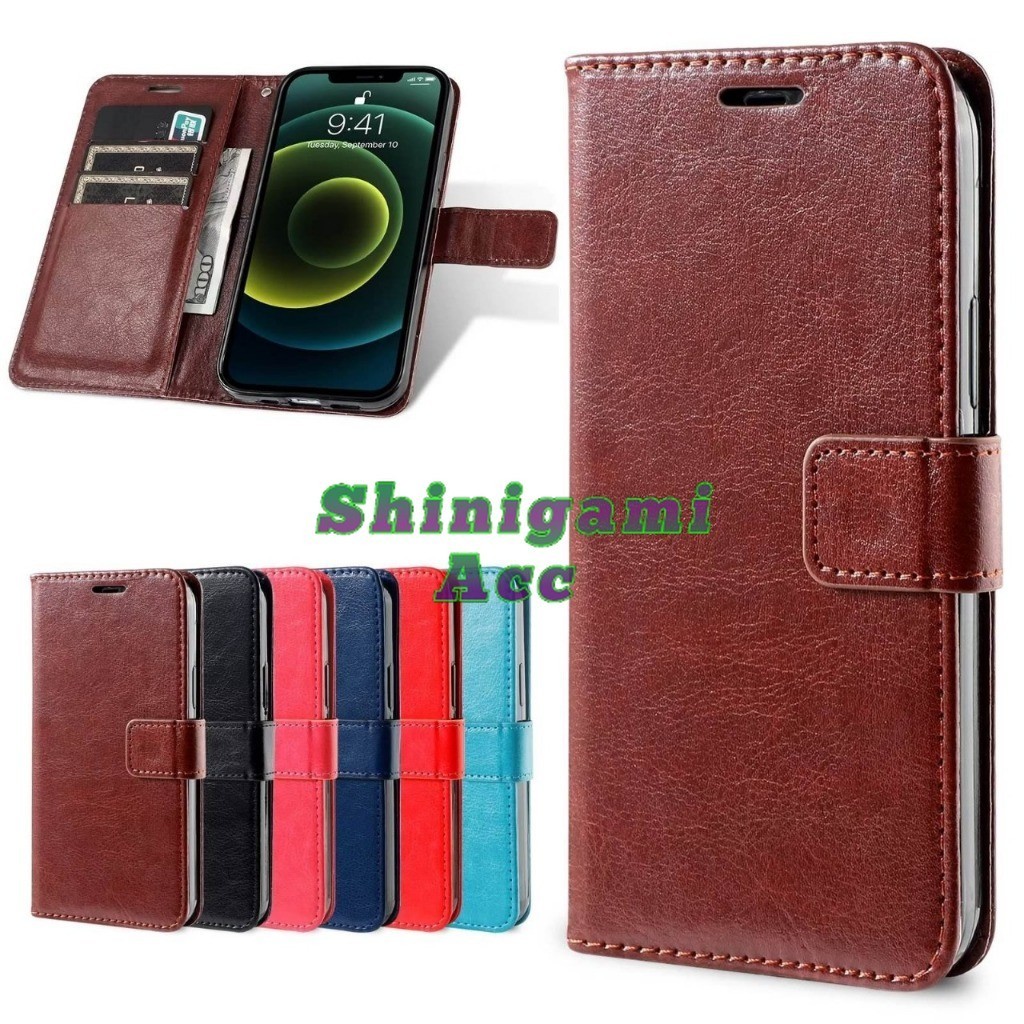 [SHINIGAMI] [ VIVO V25 5G / V25 PRO 5G / V27 5G / V27E 5G / V29 5G ] VISEAON GENUINE LEATHER CASE FL
