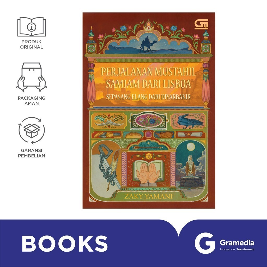 Gramedia Surabaya - Perjalanan Mustahil Samiam dari Lisboa: Sepasang Elang dari Diyarbakir (Zaky Yam