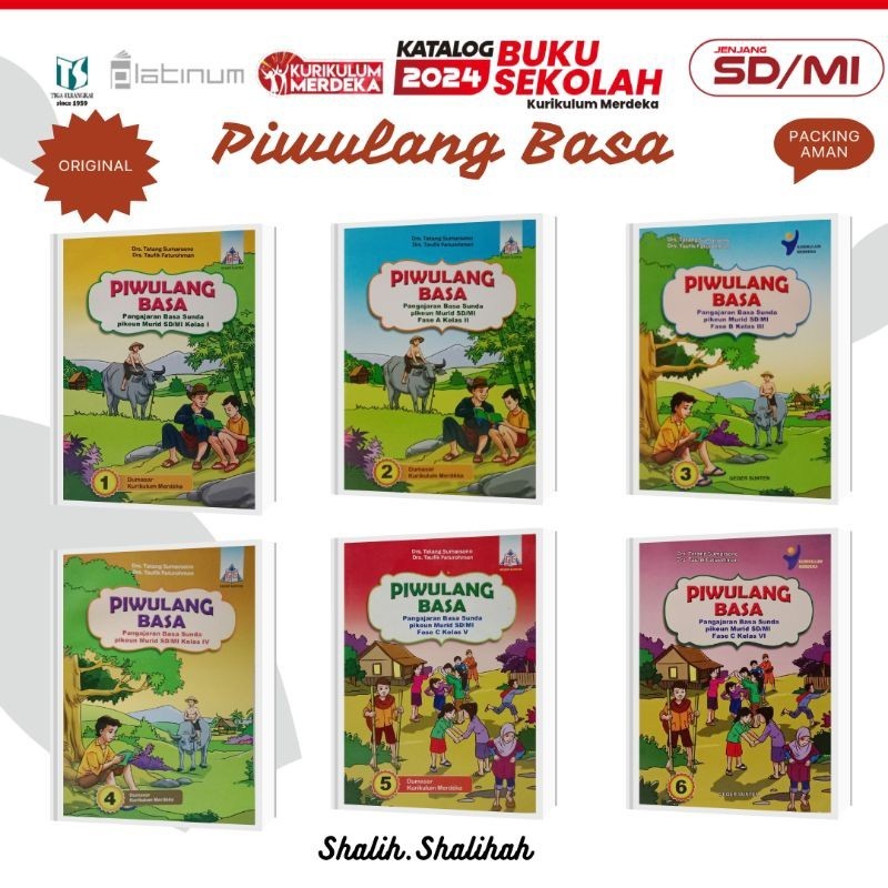 Basa Sunda Urang dan Piwulang Basa Kelas 1 2 3 4 5 6 Sd Kurtilas Kurikulum Merdeka