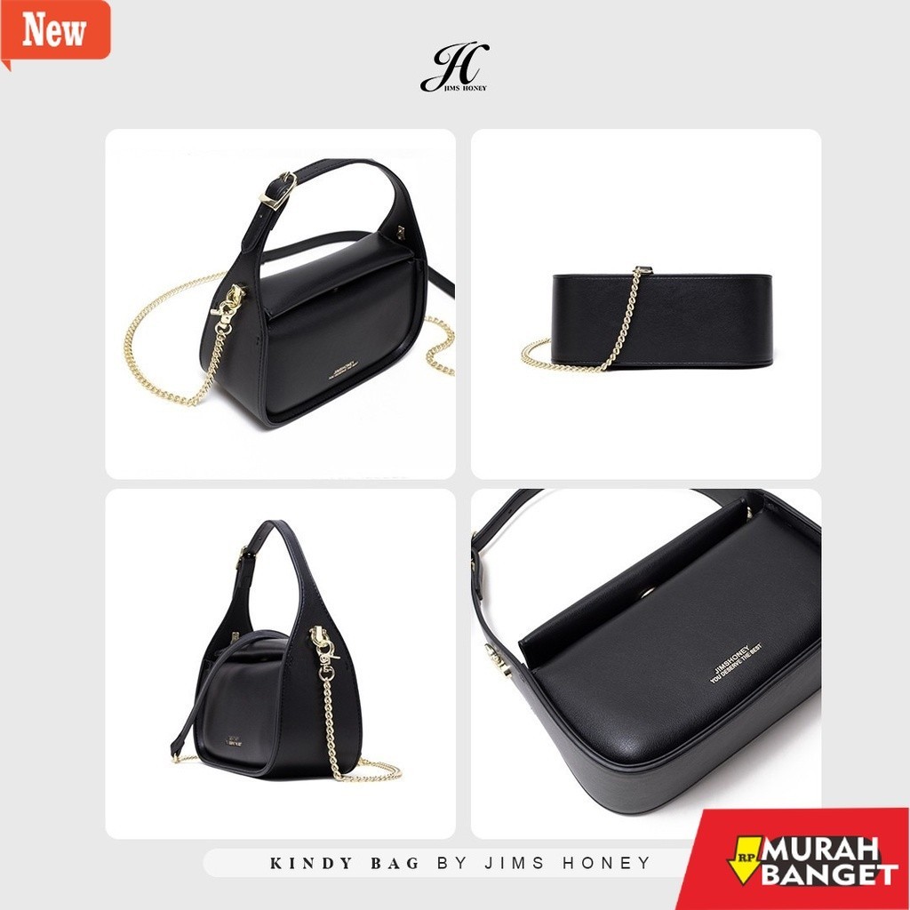 tas selempang wanita shopee haul KINDY BAG JIMS HONEY ORIGINAL FREE BOX TAS WANITA MINI BAG SLINGBAG