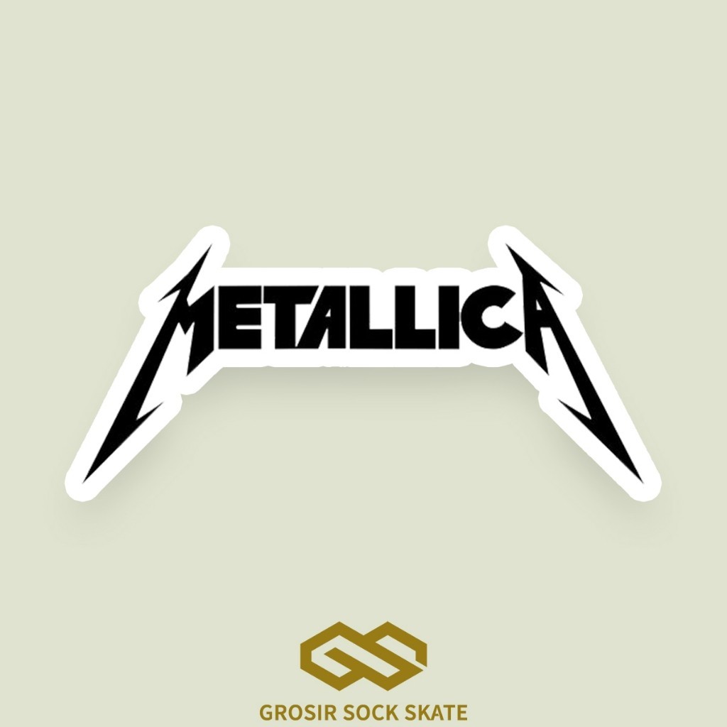 

Sticker METALLICA - STIKER MUSIK METAL / DEATHCORE / METALCORE / HYPECORE Air Bahan Vinyl