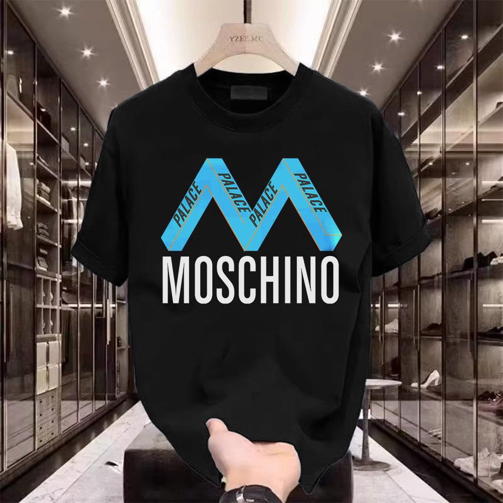 INXX Merek trendi T-shirt Oversize “moschino” Kaos Pria Distro Original 100% Premium QQ739