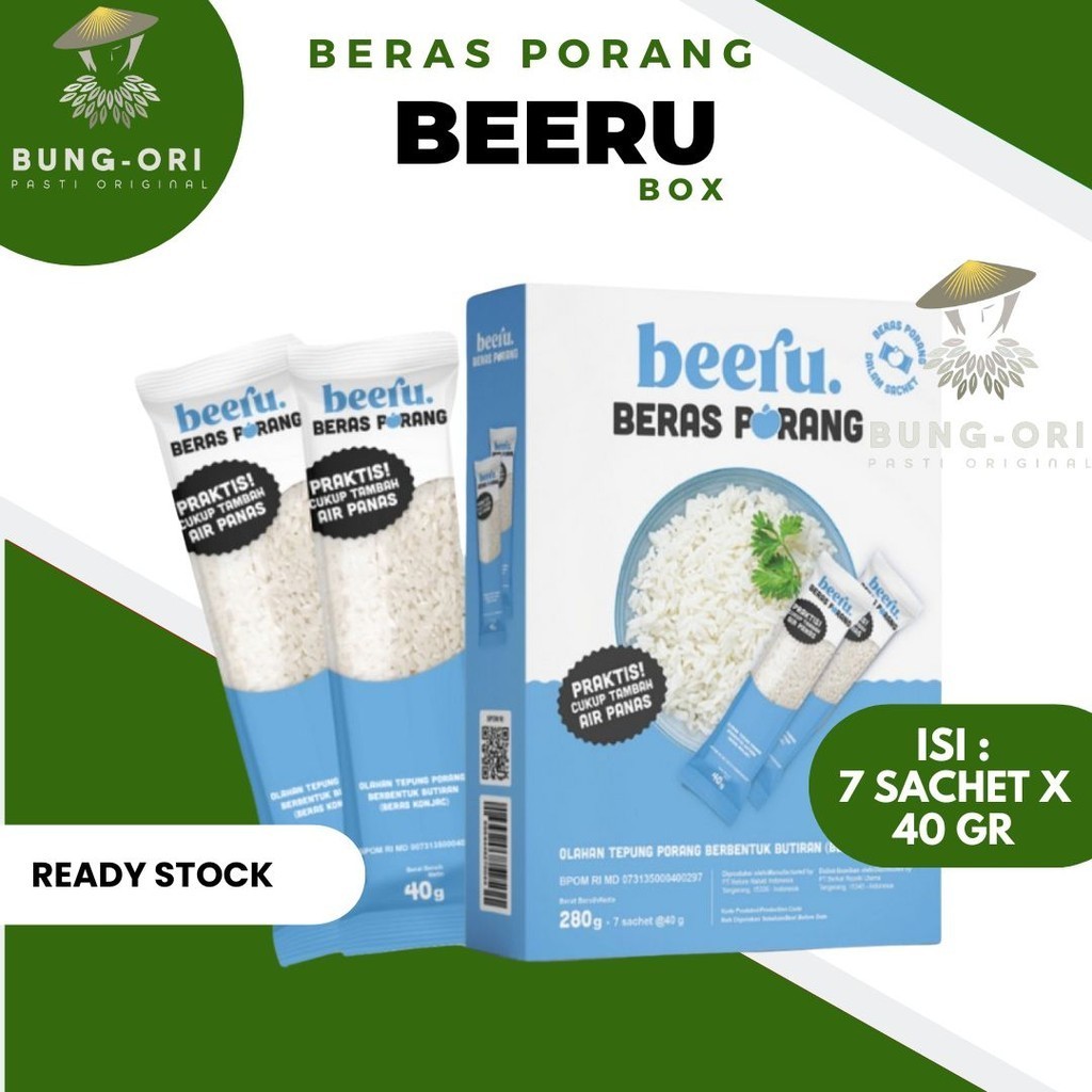

Beeru Beras Porang Box - Shirataki Konjac Rice