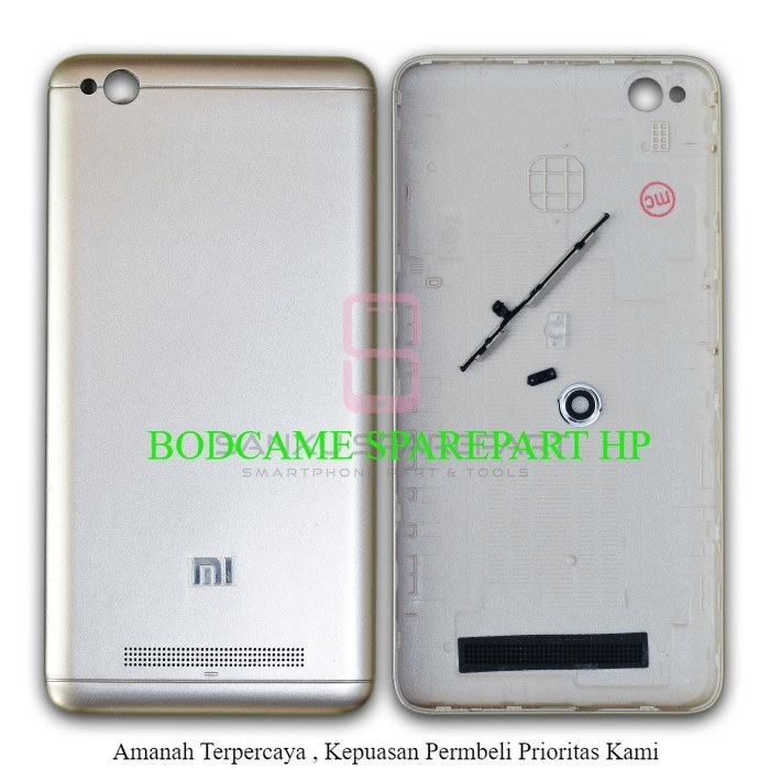 Backdoor Redmi 4A / Tutup Belakang Redmi 4a / Casing Redmi 4a - Gold