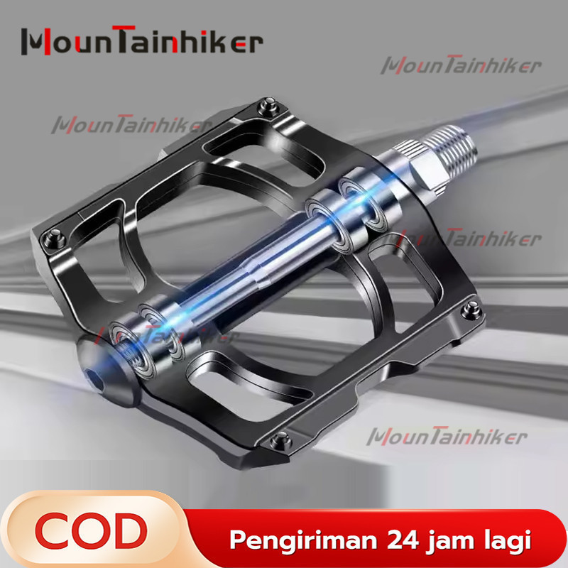 PEDAL BEARING Sepeda Gunung MTB lipat 3 Bering Pedal Bearing 3 Alloy Anti Slip Pedal Sepeda Lipat