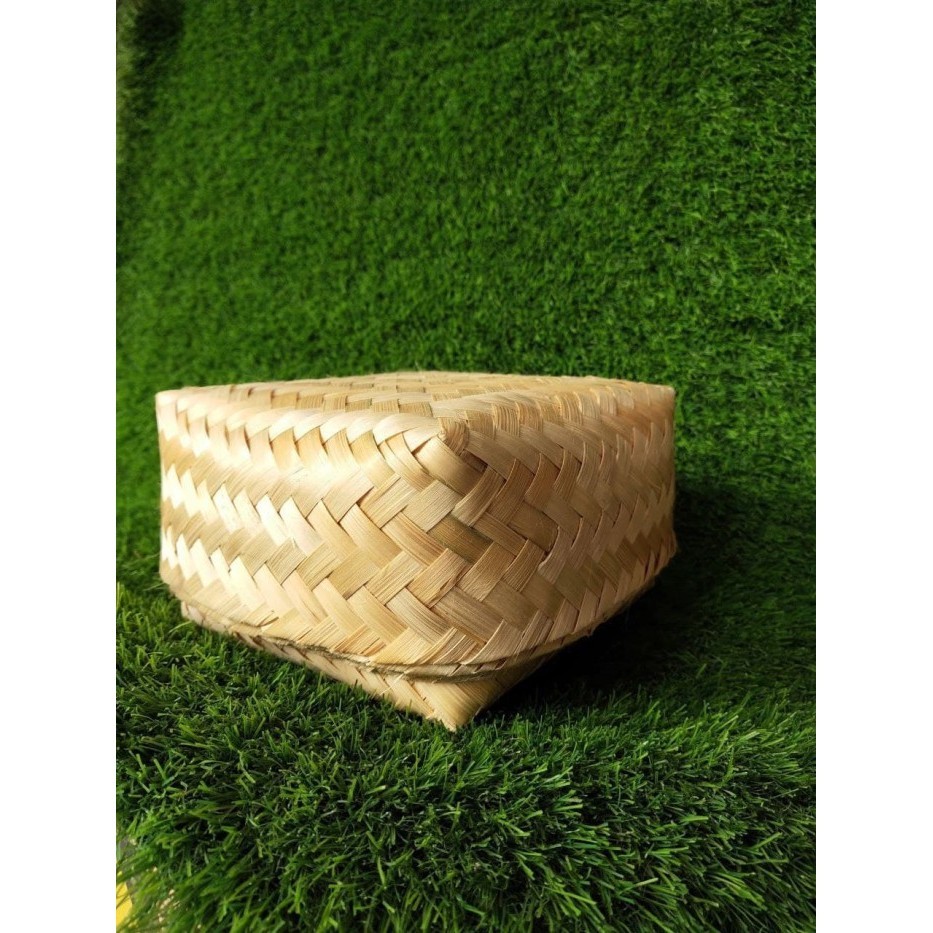 

besek 15x15 bambu sepasang - 15x15 cm