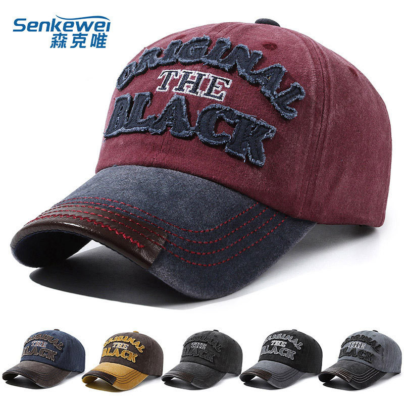 Topi Baseball Snapback Original The Black Retro Washed / topi pria / topi baseball / topi / topi sna