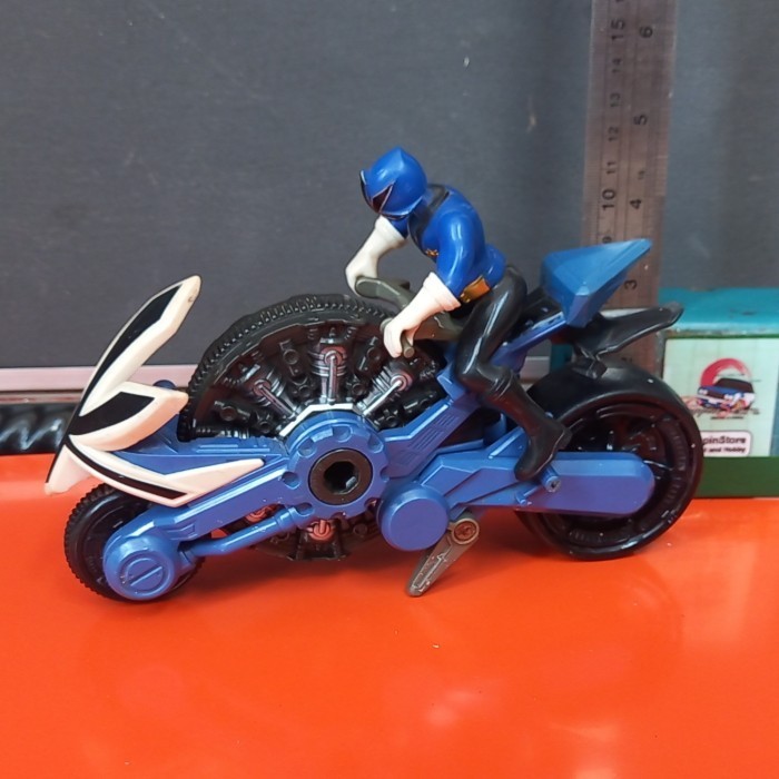 Bandai Power Rangers Samurai Disk Cycle With Blue Ranger (Second) -sk89