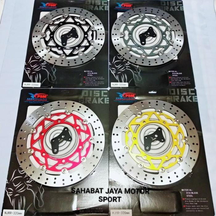 Disk Cakram Piringan Depan PSM Floating Ninja RR 320MM - Merah, Ninja RR 320MM