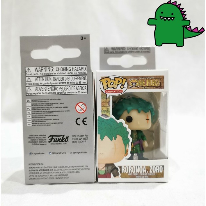 MAX POCKET POP KEYCHAIN ONE PIECE RONOA ZORO FUNKO