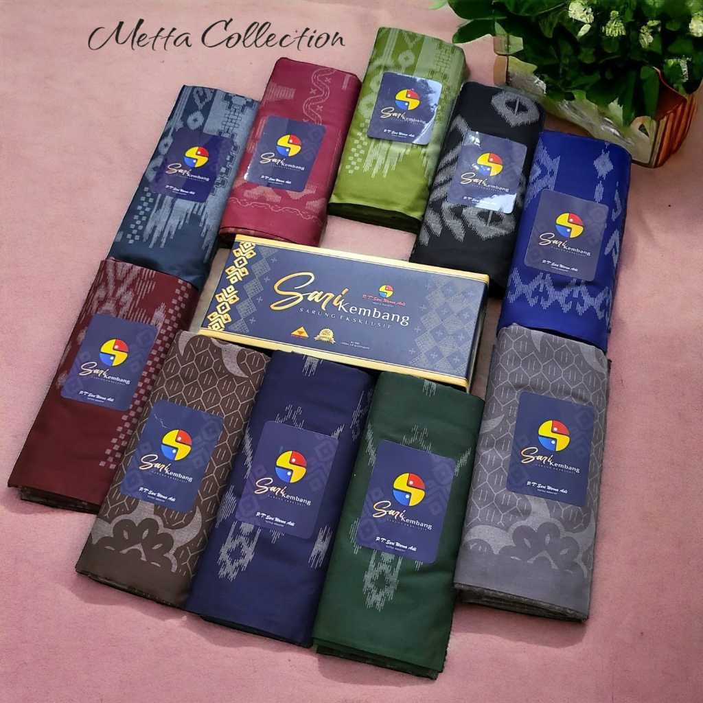 Sarung Tenun Sari Kembang Premium