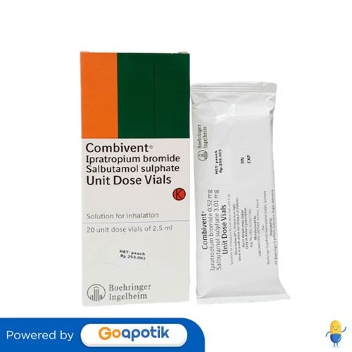 Combivent Udv Cairan Inhalasi 2.5 Ml Box 20 Vial