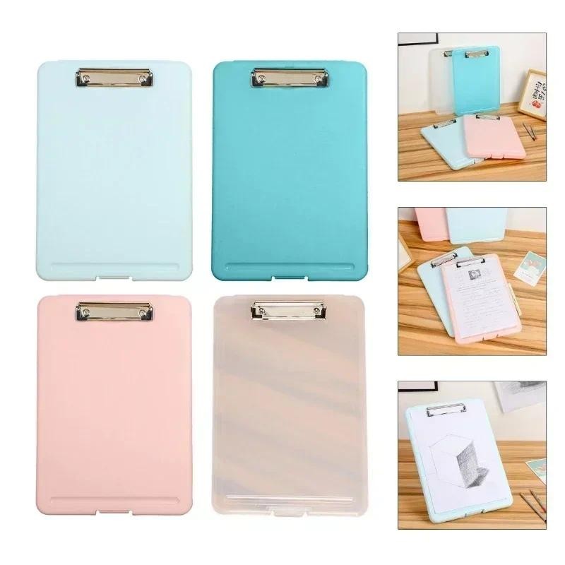 

Multi-functional Folder Waterproof School File Teacher Office Pad Organizer Clipboard for With Writing Box Student