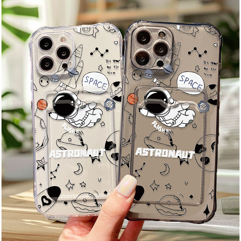 Softcase Slot Card Holder Polos For Samsung Galaxy A10 A10s A20 A30 A50 A30s A50s A51 4G A71 4G Cart