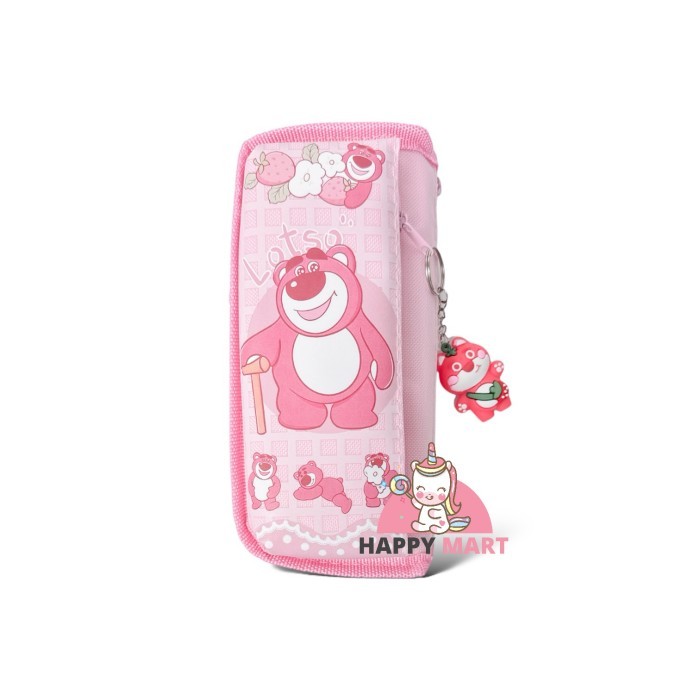 

Kotak pensil keychain sanrio x lotso kuromi / cinnamoroll - Lotso