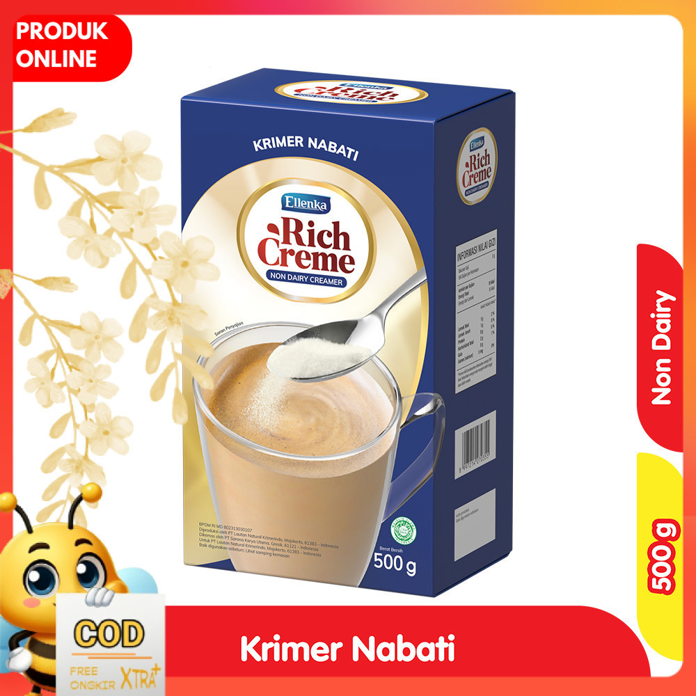 

Ellenka Rich Creme Krimer Nabati Non Dairy 500 g