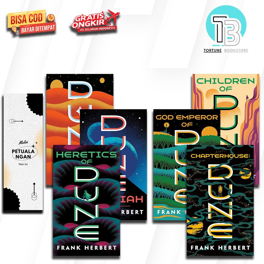 BUNDLE / COMPLETE Dune Series Set (6 Books) Dune | Dune Messiah | Children of Dune | God Emperor of 