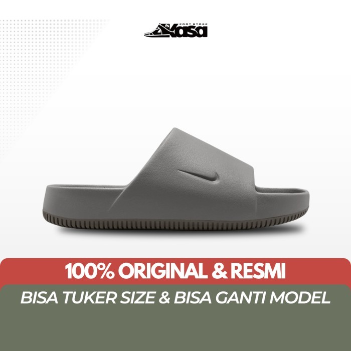 "R.V.Shop" - BEST SELLER Sandal Pria Nike Calm Slide Flat Pewter - 40