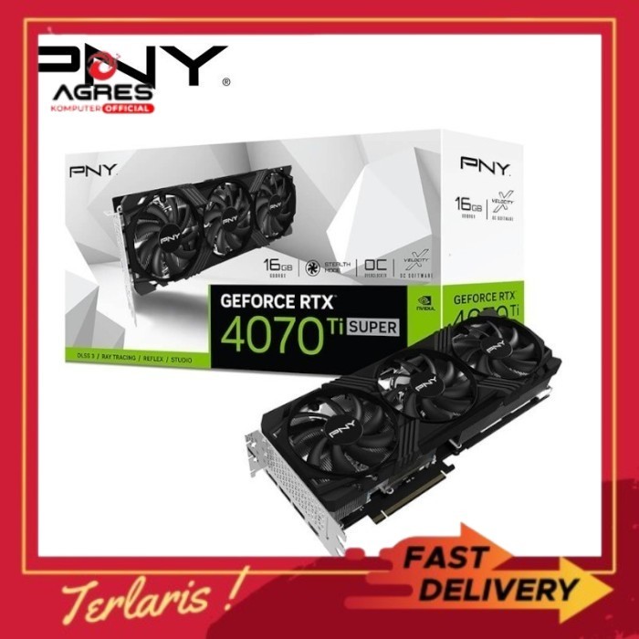 PNY GeForce RTX 4070 Ti Super 16GB OC LED TF