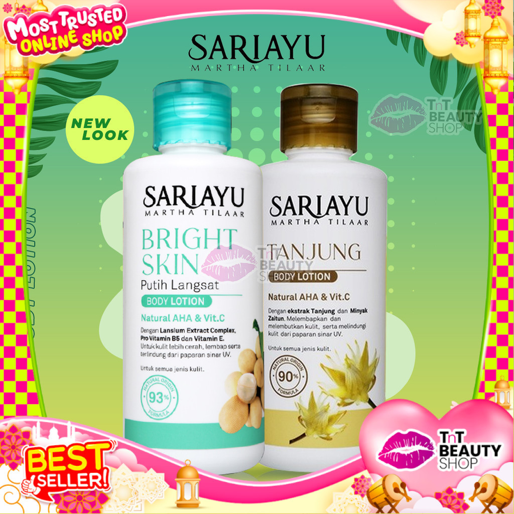 Sariayu Putih Langsat Body Lotion 150ml | Sariayu Body Lotion Eksotik Tanjung 150ml - Sari Ayu | TnT
