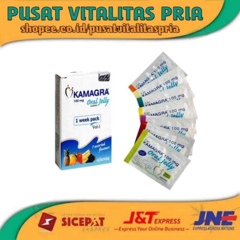 ORIGINAL 100% Kamara Kamagra Oral Jelly 100 per pack isi 7 sachet original (ORIGINAL BERGARANSI)